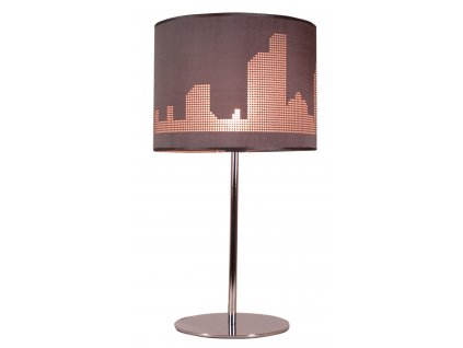 Moderní stolní textilní lampa PINEROLO, 1xE27, 60W