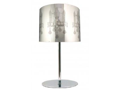 Moderní stolní lampa ENZO, 1xE27, 60W, chromovaná