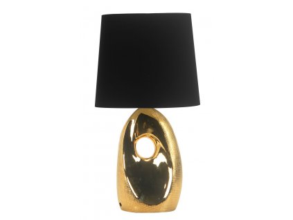 Designová stolní lampa CESENA, 1xE27, 60W, zlatá