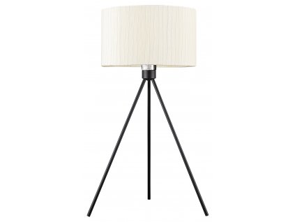 Designová stolní lampa trojnožka ROMAN, 1xE27, 60W, krémová