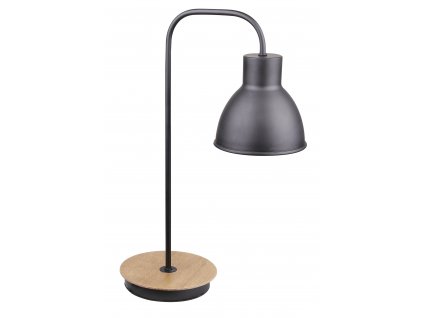 Stolní lampa ve skandinávském stylu BADAJOZ, 1xE27, 60W, černá
