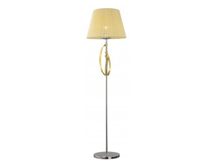 Klasická stojací lampa RONALDO, 1xE27, 60W, zlatá
