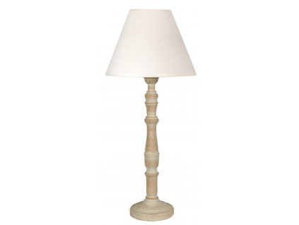 Stolní lampa ve vintage stylu TRIESTE, 1xE27, 60W, bílá