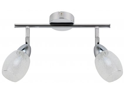 Nástěnné / stropní moderní LED bodové osvětlení CITTA DI CASTELLO, 2x6W, teplá bílá, chromované