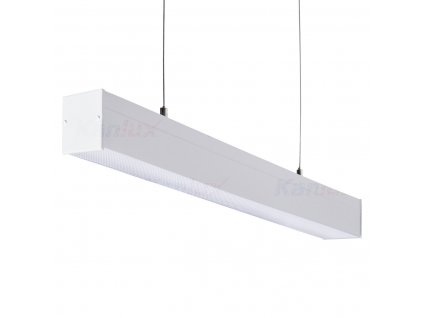 Závěsné osvětlení pro LED trubice T8 AMADEUS, 1xG13, 58W, 154x150x6cm, bílé, mikroprizmatický difuzo