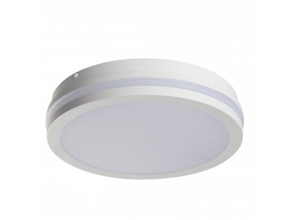Venkovní stropní přisazené LED osvětlení DEVON, 24W, denní bílá, kulaté, 26cm, bílé