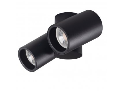 Stropní bodové LED osvětlení DULOS, 2xGU10, 10W, černé