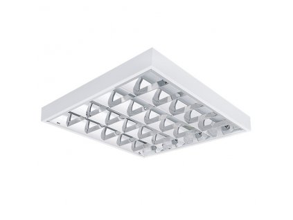 Stropní osvětlení do rastrového stropu NELO, 4xG13, 18W, 62x8x62cm, bílé