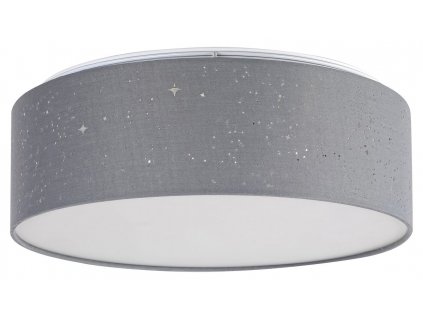 LED stropní přisazené moderní osvětlení OTILIA, 22W, teplá bílá, 40cm, kulaté, šedé