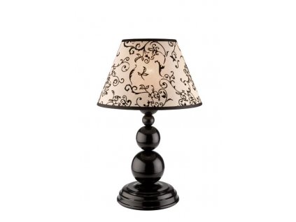 Stolní dekorativní lampa se vzory LOBLO, 1xE27, 60W, černá