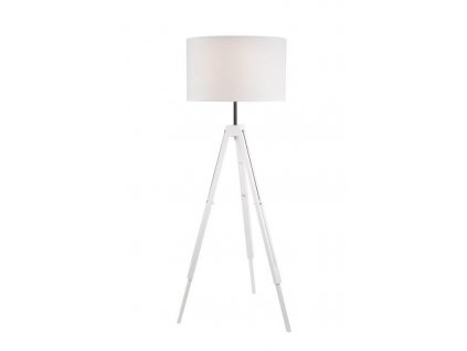 Stojací skandinávská lampa, 1xE27, 60W, bílá