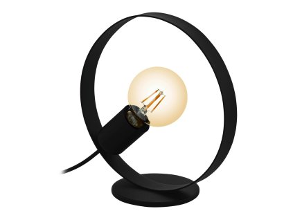 Stolní designová lampa FRIJOLAS, 1xE27, 40W, černá