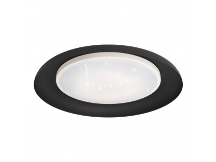 LED stropní moderní osvětlení PENJAMO, 17,28W, teplá bílá, 50cm, kulaté, černé