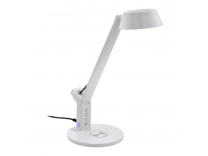 Stolní LED lampa s možností nabíjení telefonů BANDERALO, 4,8W, teplá-studená bílá, bílá