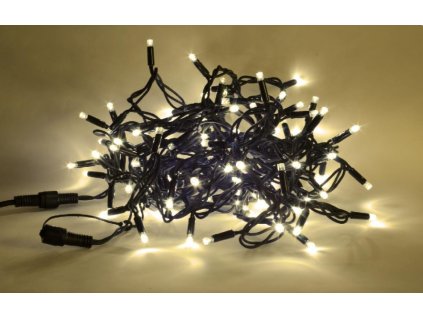 LED venkovní vánoční světelný řetěz PROFI, 200xLED, teplá bílá, 30m, bez přívod. kabelu
