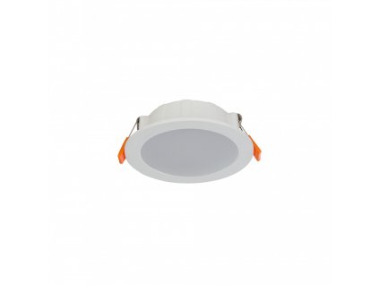 LED podhledové stropní světlo do koupelny CL KOS, 8W, teplá bílá, 12,5cm, kulaté, bílé
