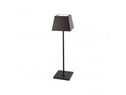 Venkovní nabíjecí stolní LED lampa MAHE, 2,2W, teplá bílá, stmívatelná, černá, IP54