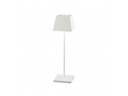 Venkovní nabíjecí stolní LED lampa MAHE, 2,2W, teplá bílá, stmívatelná, bílá, IP54