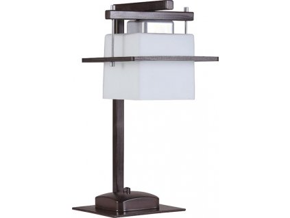 Moderní stolní lampa DELTA, 1xE27, 60W, wenge