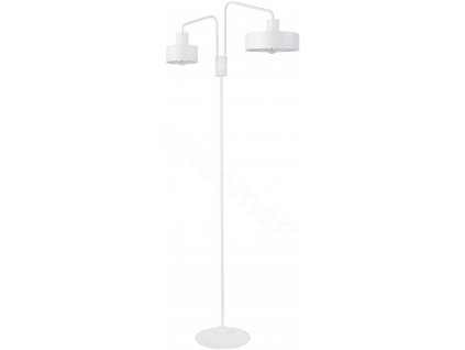 Moderní stojací lampa JUMBO, 2xE27, 60W, bílá