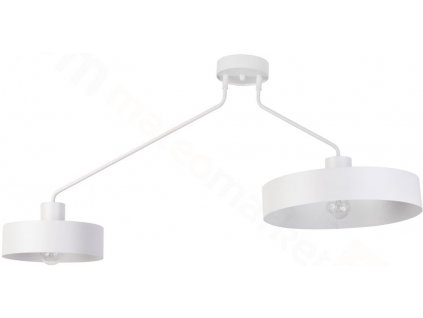 Závěsné moderní osvětlení JUMBO, 2xE27, 60W, bílé