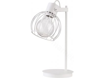 Moderní stolní lampa LUTO, 1xE27, 60W, bílá