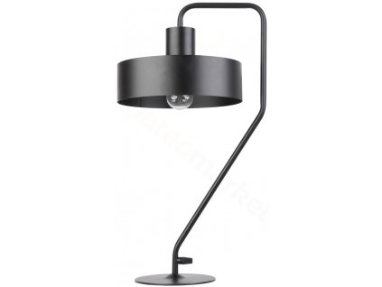 Industriální stolní lampa VASCO, 1xE27, 60W, černá