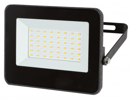 Venkovní nástěnný bodový LED reflektor FLOOD, 30W, denní bílá, IP65, černý