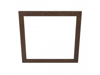 Dřevěný rámeček k LED panelům SALOBRENA-F, 64x64cm, čtvercový, tmavý hnědý
