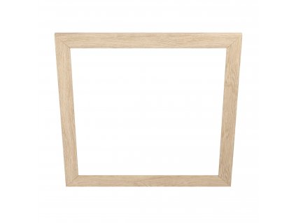 Dřevěný rámeček k LED panelům SALOBRENA-F, 64x64cm, čtvercový, světlý hnědý