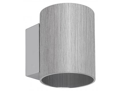 Moderní nástěnné osvětlení KAUNAS, 1xG9, 10W, kulaté, stříbrné