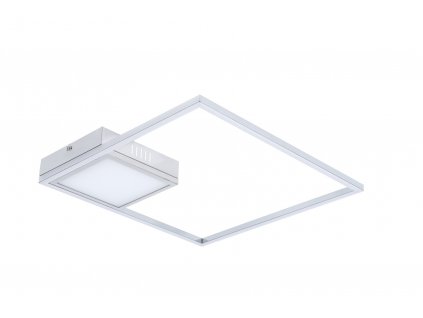 LED stropní designové osvětlení SIRIUS, 30W, denní bílá, chromované, čtvercové