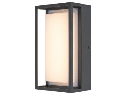 Venkovní nástěnné LED osvětlení MENDOZA, 6,5W, 12x22x8,5cm, antracit, IP65