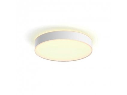 Přisazené stropní LED chytré osvětlení HUE ENRAVE s vypínačem, 33,5W, teplá bílá-studená bílá, bílé