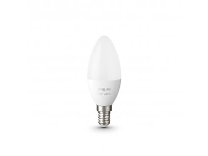 Chytrá LED žárovka HUE, E14, 5,5W, 470lm, teplá bílá