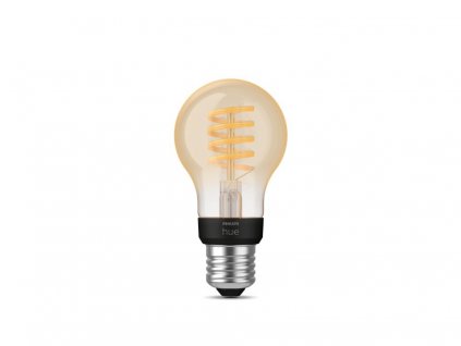 Chytrá LED filamentová žárovka HUE, E27, A60, 7W, 550lm, teplá bílá-neutrální bílá