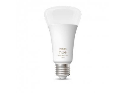 Chytrá LED stmívatelná žárovka HUE s funkcí RGB, E27, A67, 13,5W, 1521lm, teplá bílá-studená bílá