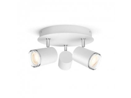 Stropní bodové LED koupelnové svítidlo HUE ADORE s vypínačem, 3xGU10, 5W, teplá bílá-studená bílá, b
