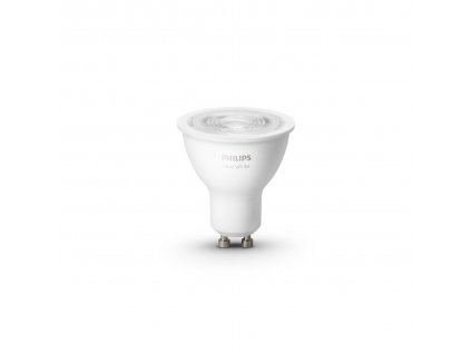 Chytrá LED žárovka HUE, GU10, 5,2W, 400lm, teplá bílá, 2ks