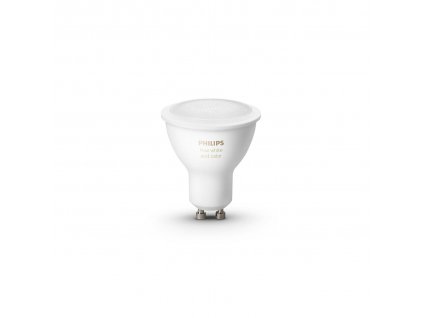 Chytrá LED stmívatelná žárovka HUE s funkcí RGB, GU10, 4,3W, 350lm, teplá bílá-studená bílá, 2ks