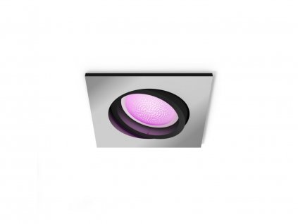 Zápustné bodové LED chytré osvětlení HUE CENTURA s funkcí RGB, 1xGU10, 5,7W, teplá bílá-studená bílá