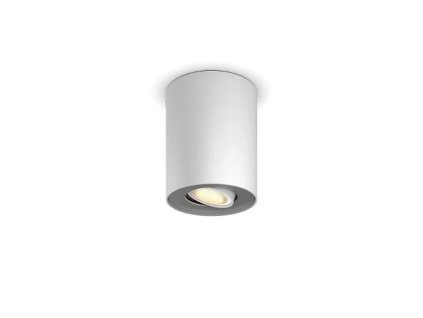 Přisazené stropní LED chytré osvětlení HUE PILLAR, 1xGU10, 5W, teplá bílá-studená bílá, bílé