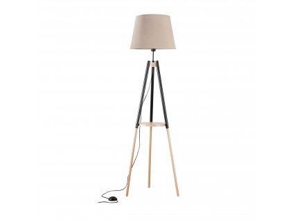 Stojací skandinávská lampa VAIO, 1xE27, 60W, kulatá, béžová