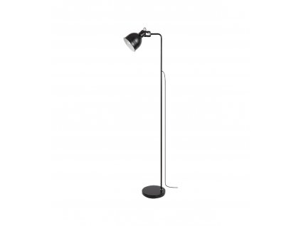 Industriální stojací lampa FLINT, 1xE27, 40W, černá