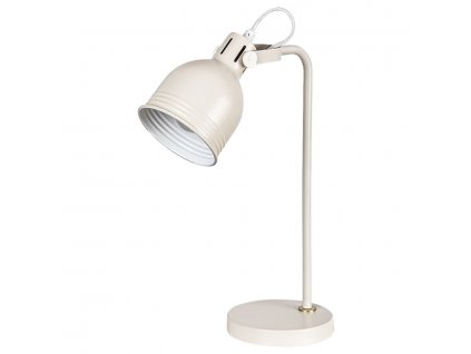 Industriální stolní lampa FLINT, 1xE14, 25W, béžová