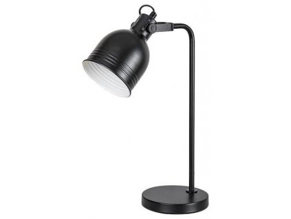 Industriální stolní lampa FLINT, 1xE14, 25W, černá