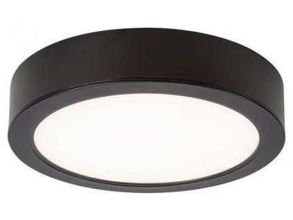 LED stropní světlo SHAUN, 12W, denní bílá, 14,5cm, kulaté, černé