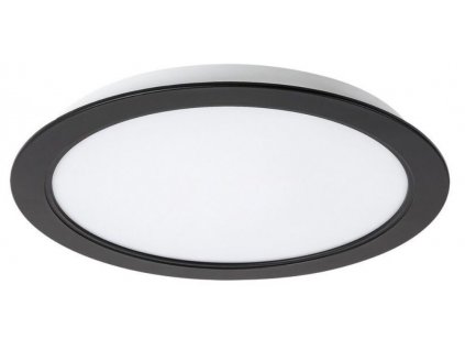 LED zápustné osvětlení SHAUN, 24W, denní bílá, 22cm, kulaté, černé
