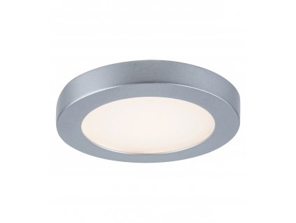 Koupelnové stropní LED osvětlení COCO, 3W, denní bílá, 8,5cm, kulaté, stříbrné