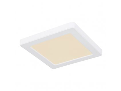 Přisazené stropní stmívatelné LED osvětlení LASSE, 12W, teplá bílá-studená bílá, čtvercové, bílé